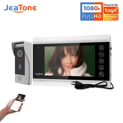 】Jeatone 【 1080P Detecção de Movimento de Vídeo Porteiro Sem Fio Sistema de Vídeo Porteiro Para Casa & Night Vision Doorbell Vídeo À Prova D' Água