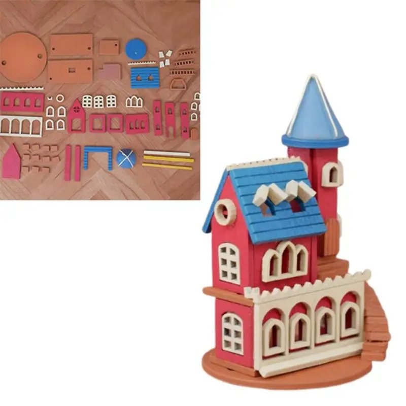 1:12 Кукольный дом новые детские подарки DIY Миниатюрный 3d Деревянный миниатюрный кукольный домик игрушки подходят для всех видов мини-мебели