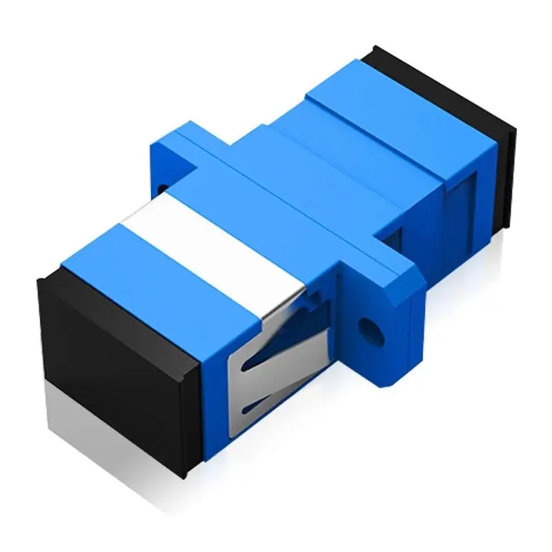 

50pcs /lot SC Singlemode Fiber Optic Adapter SC Female to SC Female UPC Simplex Single Mode Fiber Optical Coupler Connector