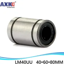 40 мм Калибр Стандартные линейные подшипники LM40 / LM40UU LB40UU 40*60*80