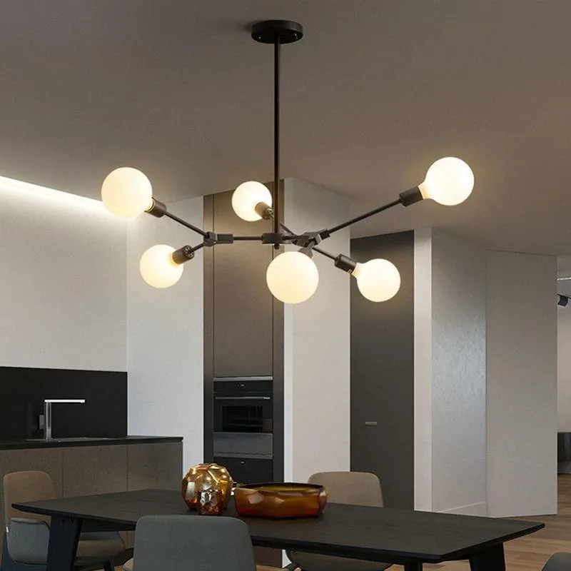 Preise Magie Bean Molekulare Foyer Kronleuchter Baum Form Kreative Design Moderne Decor Anhänger lampen Nordic Postmodernen Leuchten