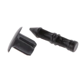 

Hole Clips Fastener Pin Plastic Type Rivets For Norton For Triumphand Black Push ATV P09 8mm 100pcs In Practical