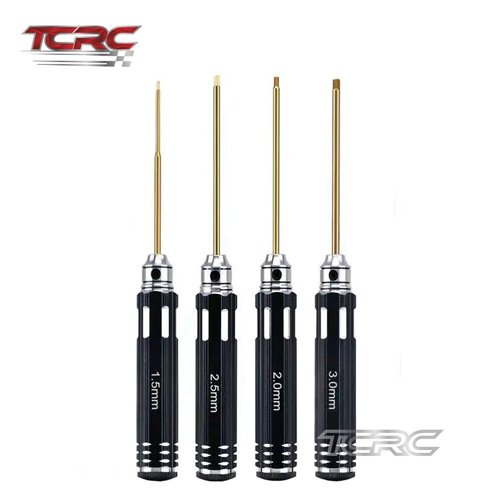 Набор шестигранных отверток TCRC с титановым покрытием 4 шт. 1 5/2 0/2 5/3 0 мм | Игрушки и