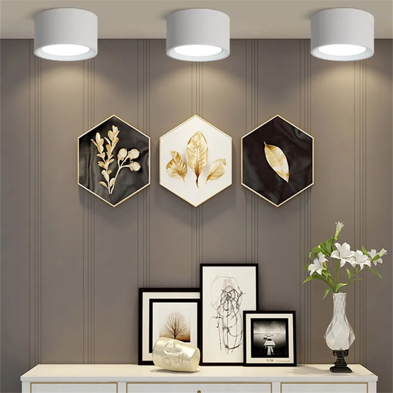 7 와트 9 와트 12 와트 15 와트 18 와트 AC85-265V 천장 램프 COB Led 다운라이트 스포트 라이트 + led 드라이버