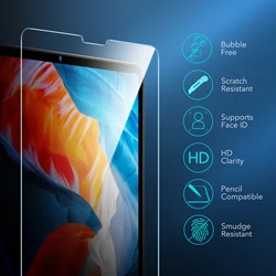 2PCS Tempered Glass for iPad Pro 11 12.9 2021/2020/2018 HD Clear Glass Screen Protector for iPad Pro 2021 Screen Film Glass