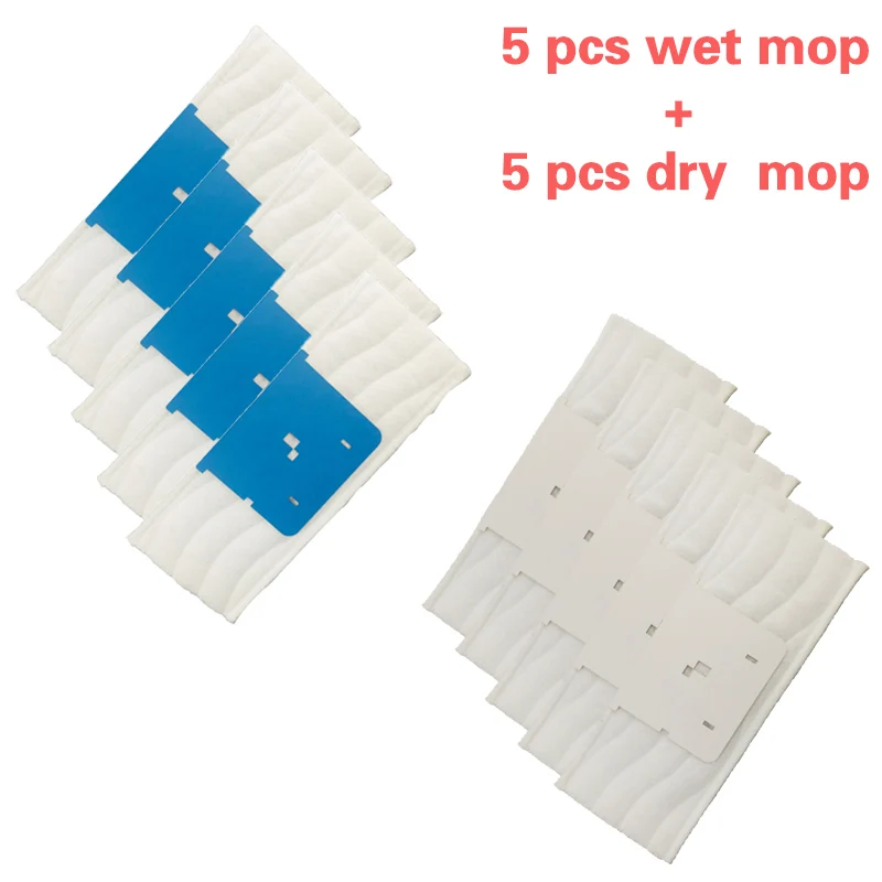 

10 PCS dry/wet disposable mop suitable for replacement of Irobot Braava Jet M6 (6110) intelligent cleaning robot accessories