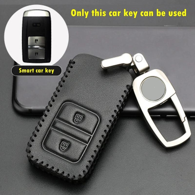 

Fashionable and Exquisite Hand-stitched Two-button Smart Car Key Package Car Key Protection Decorative Cover Suitable for Acura
