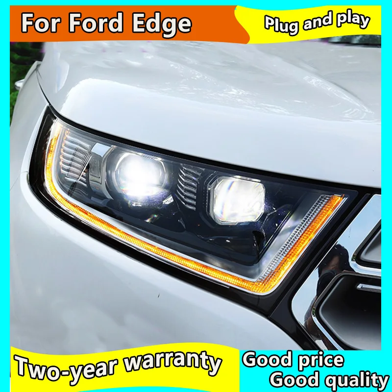 

Car styling for Ford Edge 2015-2018 ALL LED headlight Edge OEM LED headlight Accessories