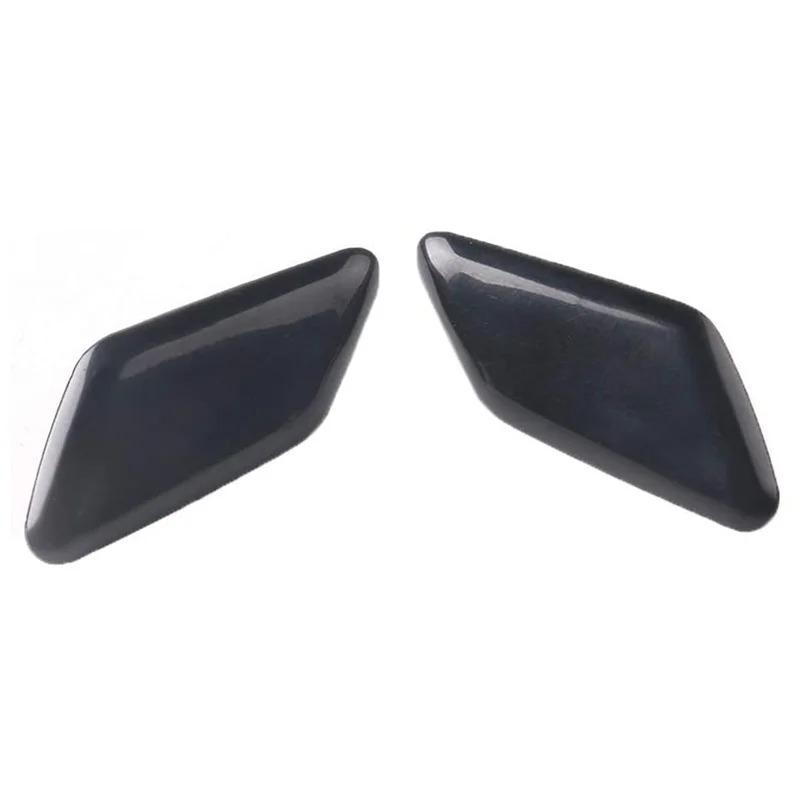 

for Volvo C30 2011 2012 2013 Left Right Pair Front Bumper Headlight Washer Nozzle Cover Unpainted 39863927 39863944