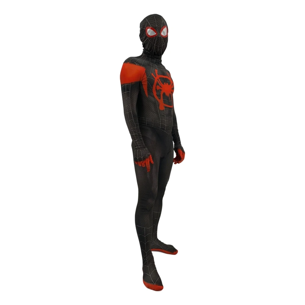 2020 взрослые и дети паук в Spider текстами сюжетами из миль Morales Косплэй костюм зентай