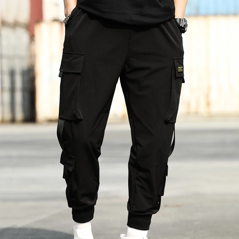 Spring Summer Harajuku Sport Thin Jogging Trousers Cargo Pants Boys Joggers Male Tactical Overalls Men's Tracksuit Clothings men jogger sweatpants men cargo pants
