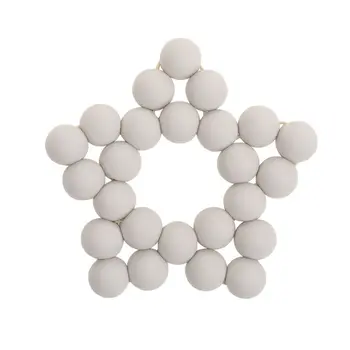 

Baby Silicone Teether BPA Free Star Teething Pendant Necklace Infant Chew Toys Y4QA