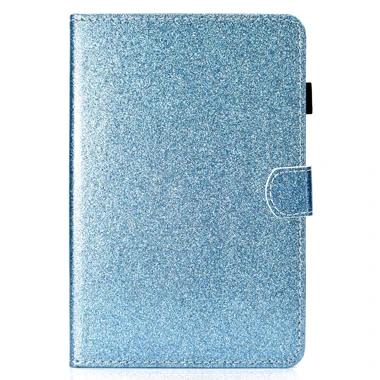 SM-T295 чехол блестящий чехол для Samsung Galaxy Tab A 8,0 корпус T295 T290 милый рисунок Книга Стиль протектор - Цвет: Blue