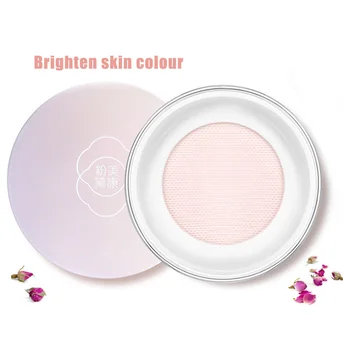 

Rose Plant Oil Control Loose Powder Whitening Brighten Makeup Mineral Powder Tool HJL2019