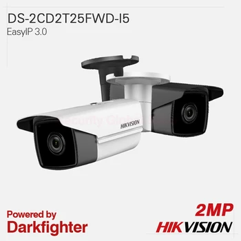 

Hikvision Original IP Camera DS-2CD2T25FWD-I5 EasyIP 3.0 fixed lens 4MP H.265+ EXIR Bullet All-metal IP67 120dB WDR