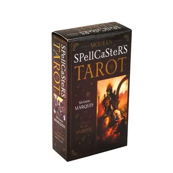 

78pcs Modern Spellcaster's Tarot Full English Tarot Cards Deck Family Board Game