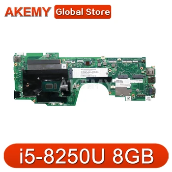 شراءلينوفو ثينك باد اليوغا X380 اللوحة الأم لأجهزة الكمبيوتر المحمول 02DA004 مع وحدة المعالجة المركزية I5-8250U 8G RAM DDR3 DTZS1 LA-F421P X380 اليوغا اللوحة الأم