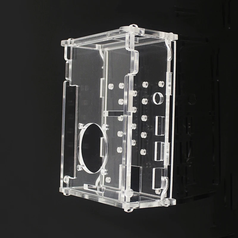 Clear Cover Acrylic Shell Protective Case For Raspberry Pi 4B Computer Parts 4