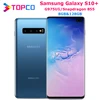 Samsung Galaxy S10+ S10 Plus G975U 128GB G975U1 Unlocked Mobile Phone Snapdragon 855 Octa Core 6.4" 16MP&Dual 12MP 8GB RAM NFC 1