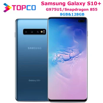 

Samsung Galaxy S10+ S10 Plus G975U G975U1 Unlocked Mobile Phone Snapdragon 855 Octa Core 6.4" 16MP&Dual 12MP 8GB&128GB NFC