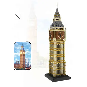 

Surwish 3660+Pcs World Famous Architecture Model Big Ben Building Blocks Small Particle Building Kit Toys For Children