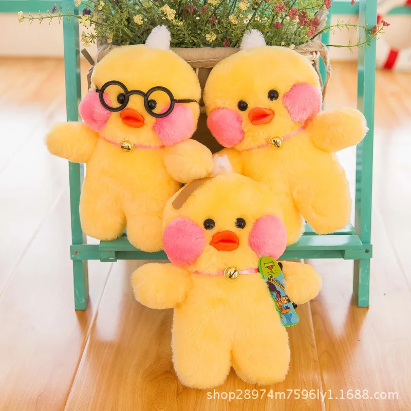 

Hot Sales Online Celebrity Hyaluronic Acid Small Yellow Duck Plush Toys Cute Duck Doll-