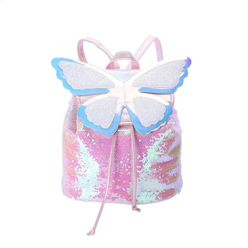 

Cute Children Mini Backpack Purse Sequins School Bags for Kids Girls Large Capacity String School Backpack Bag