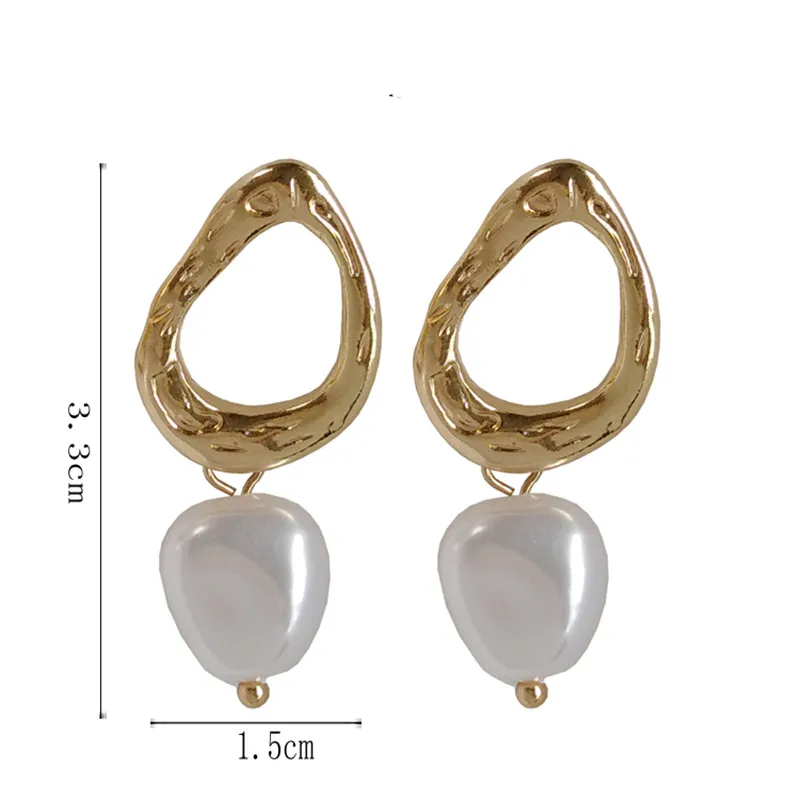 Эстетическое личность пальто неправильной формы из металла серьги гвоздики ASOS