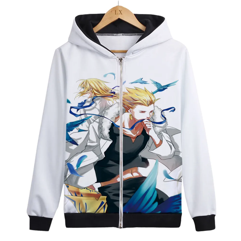 Fate/stay night Saber Лев толстовка на молнии с капюшоном Косплей Костюм Fate Zero унисекс утолщенная куртка Повседневная Толстовка уличная одежда