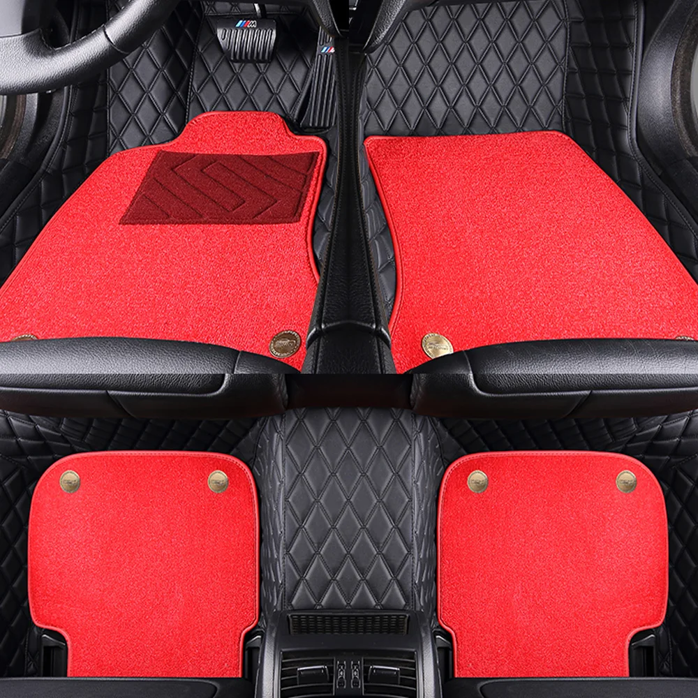 

Car floor mats made for Hyundai Azera Veloster Tucson ix35 Santa Fe Elantra ix25 Verna carpet anti slip case rugs liners