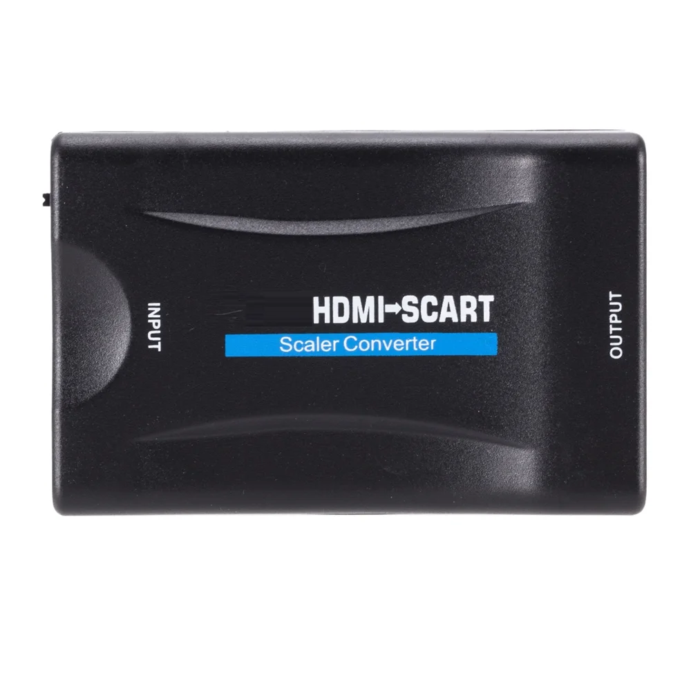  Grwibeou Hdmi a Scart Audio Adattatore Video Hdmi a Scart Converter per Hdtv Sky Box Stb per Smartp