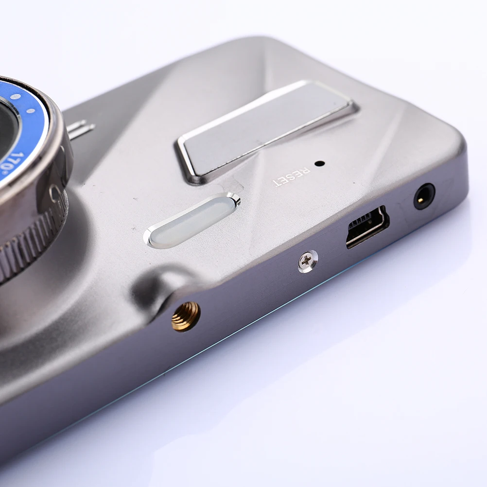 4 Inch Dual Lens Car Camera High Resolution 2.5D Double Lens Front And Back Double Recording Traffic Recorder For Car Vehicle