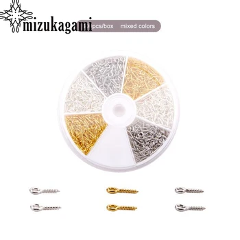 

1Box 4 Colours Fashion Jewelry Accessory Gold Claw Nails Alloy Material Sheep Eyes For Beaded pendant Jewelry Accessories