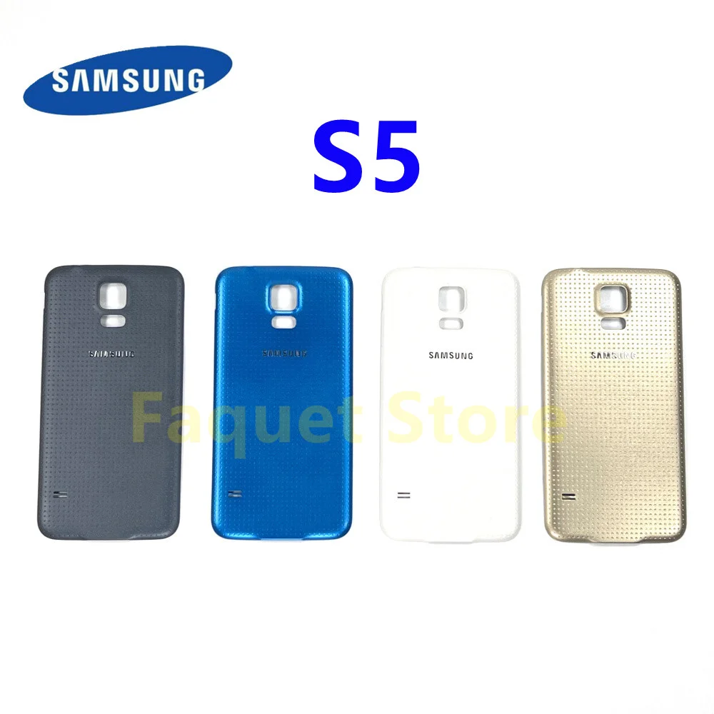 Оригинальная задняя крышка батарейного отсека для SAMSUNG Galaxy S5 G900S G900F G900 I9600 G900H/P