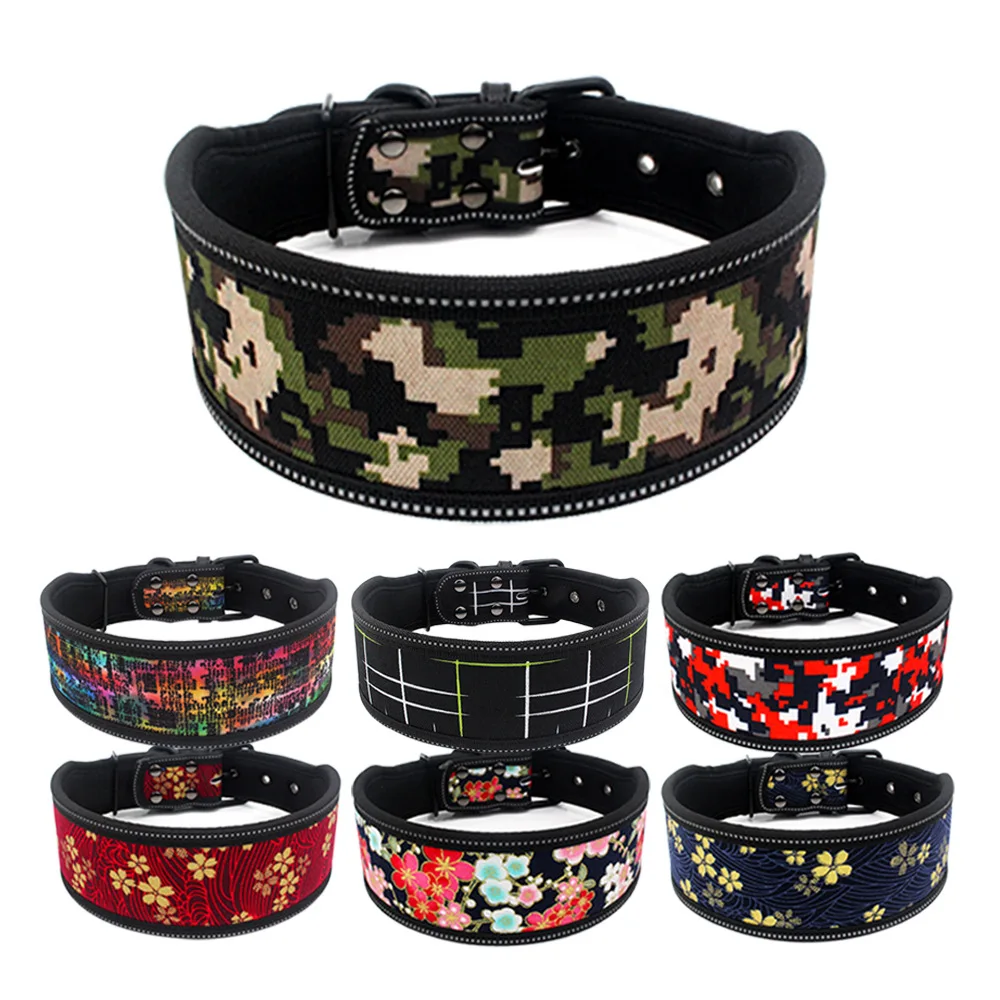 Berry Neoprene Pet Collar Highlight Reflective Dog Neck Ring Waterproof Leash Supplies New Style |