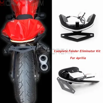 

For Ducati Monster 821 1200/S 14-17 Motorcycle Fender LED Tail Tidy Eliminator Kit Turn Signal Integrated License Plate Bracket