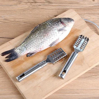 

Multifunction Stainless Steel Fish Scaler for Kitchen Cooking Tool