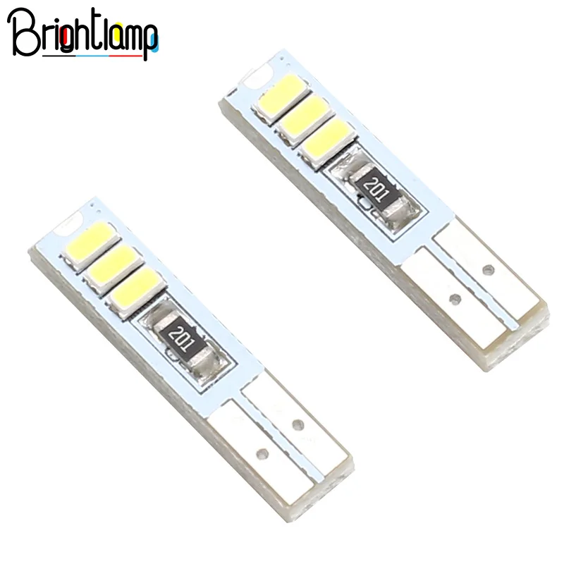 

2Pcs T5 Instrument Panel Light Wedge Light Car Dashboard Indicator LED Wedge Instrument Panel Light Car Warning Indicator