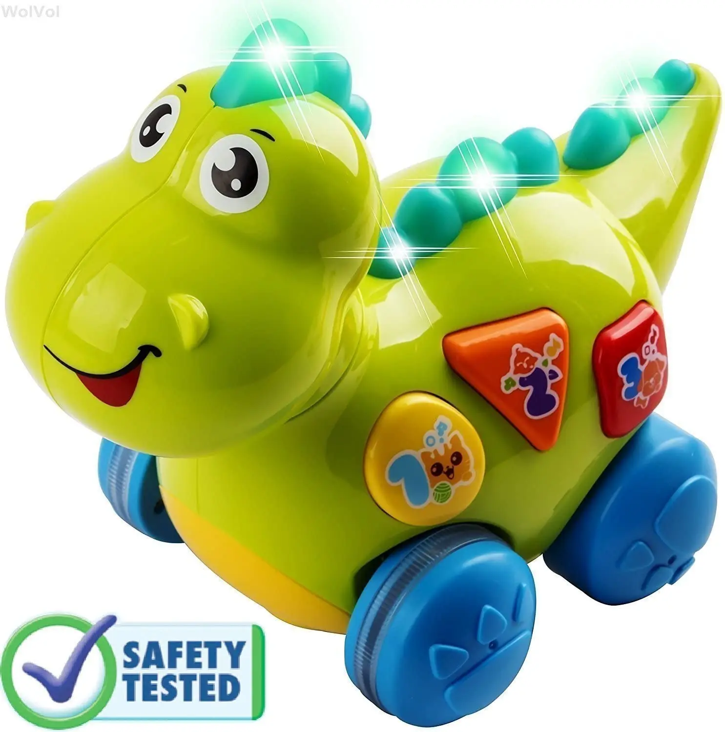 

Talking Dinosaur Toy with Lights and Sounds for Kids Learning Tool Endless Enjoyment Teaching Activity Walking Fun Action Gift