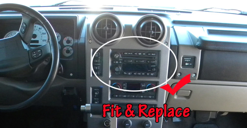 Clearance Liislee Car Android 9.1 up For Hummer H2 2002~2009 Radio Carplay BT Wifi Screen GPS NAVI Map Navigation Video Multimedia System 7