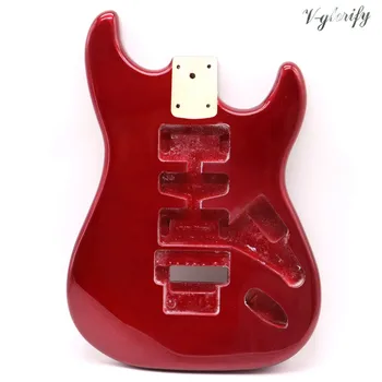 

metallic red FY ST guitar body basswood guitar barrel