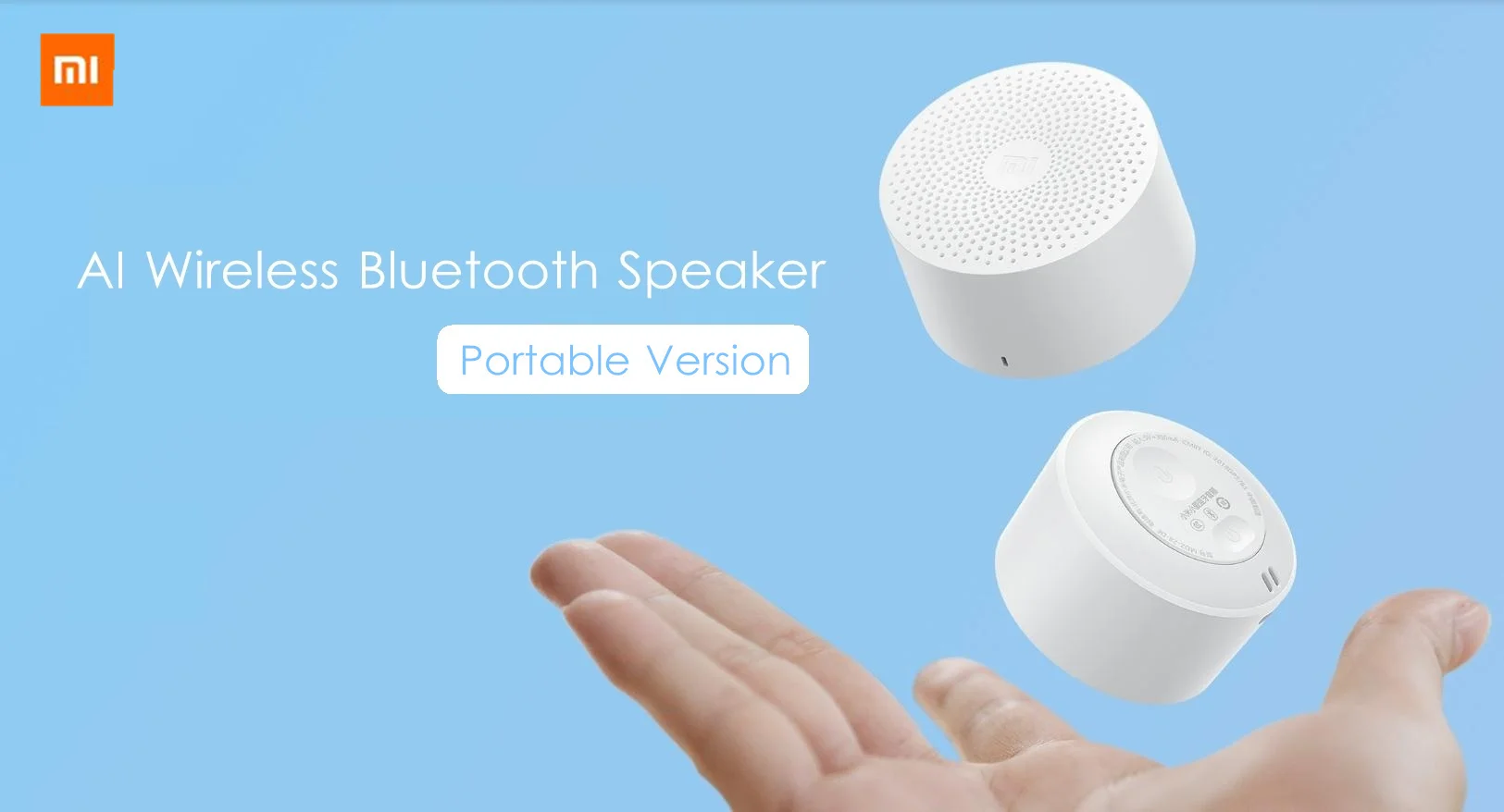 Xiaomi AI Portable Version Wireless bluetooth Speaker Smart Voice Control Handsfree Bass Speaker