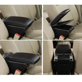 

Armrest Center Console Storage Box Arm Rest For Toyota Yaris L Vios 2014-2018 e