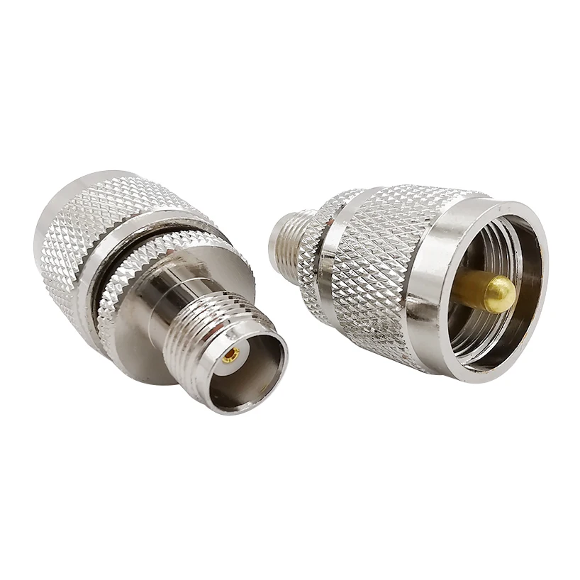 1 шт. латунный 50ohm UHF штекер к TNC женский PL 259 RF коаксиальный Прямой адаптер разъем