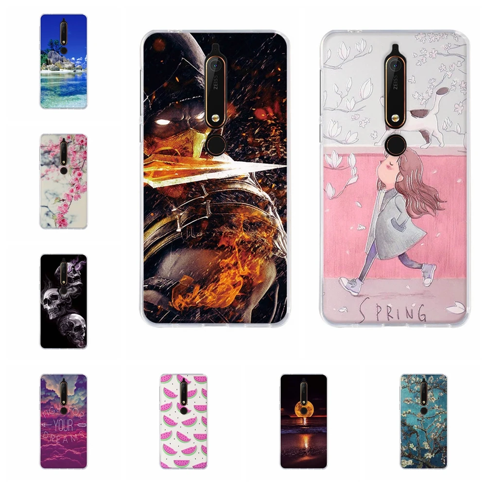 For Nokia 6.1 2018 Case Silicone Fundas TPU Back Protective Cover Phone 5.5 inch | Мобильные телефоны и аксессуары