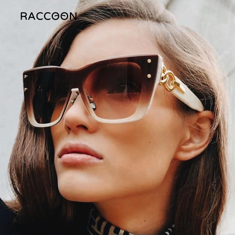 Gafas de sol de una pieza estilo de gato para lentes de sol de estilo Vintage, modernas, negras, de marca lujo, Uv400, 2021|Gafas de sol mujer| - AliExpress