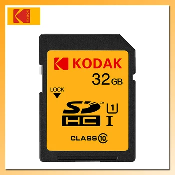 

KODAK High Speed Memory Card 32GB 80MB/s U1 SD Card Class 10 16GB 50MB/s SDHC Memory Card for Digital SLR/HD camera Tarjeta sd