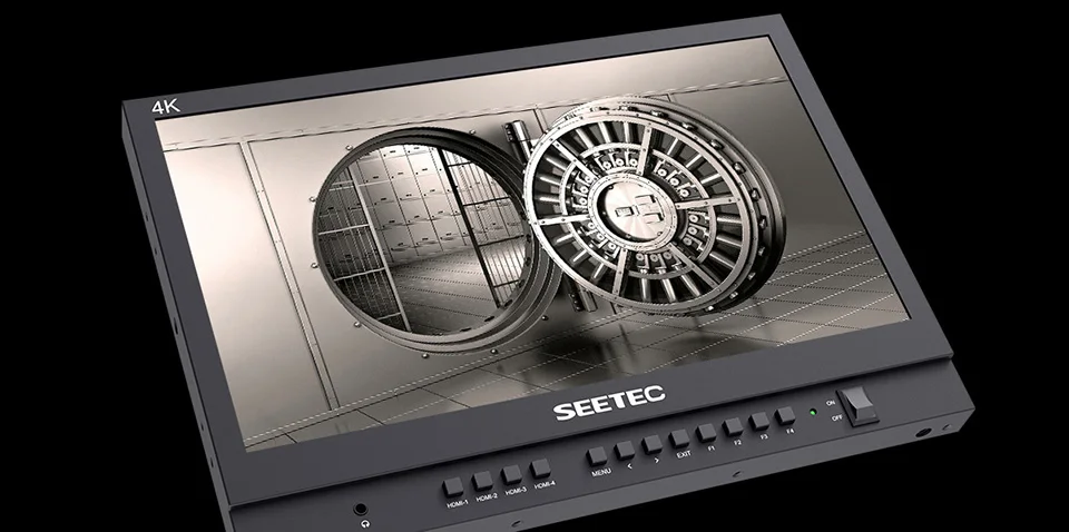 شاشة مونيتور SEETEC ATEM156 بحجم 15.6 للبث المباشر مع سويتشر ATEM Mini مع مداخل ومخارج 4 HDMI