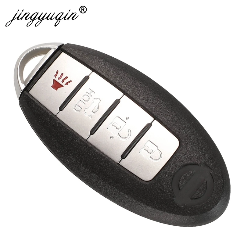Jingyuqin 10 шт Смарт 3 4 кнопки дистанционного ключа оболочки чехол для Nissan Sunny ALTIMA MAXIMA