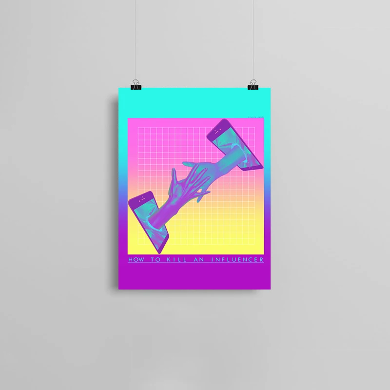 Vaporwave Aesthetics Art Canvas Poster Painting Wall Art Decor Living Room Bedroom Study Home Decoration Prints Painting Calligraphy Aliexpress